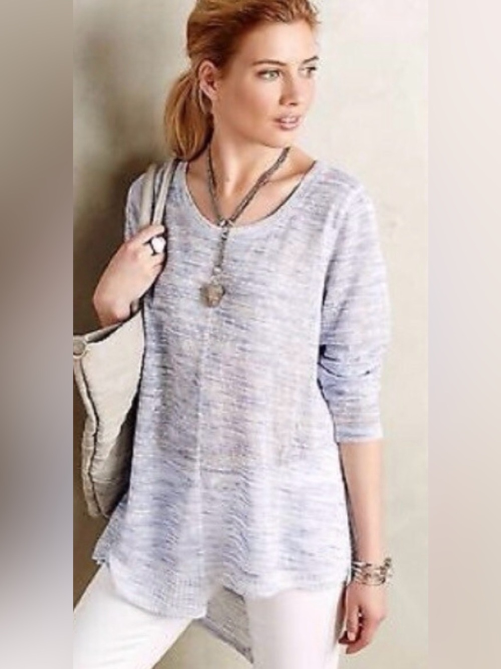 Anthropologie Akemi + Kin Ezri Long Sleeve Tunic
